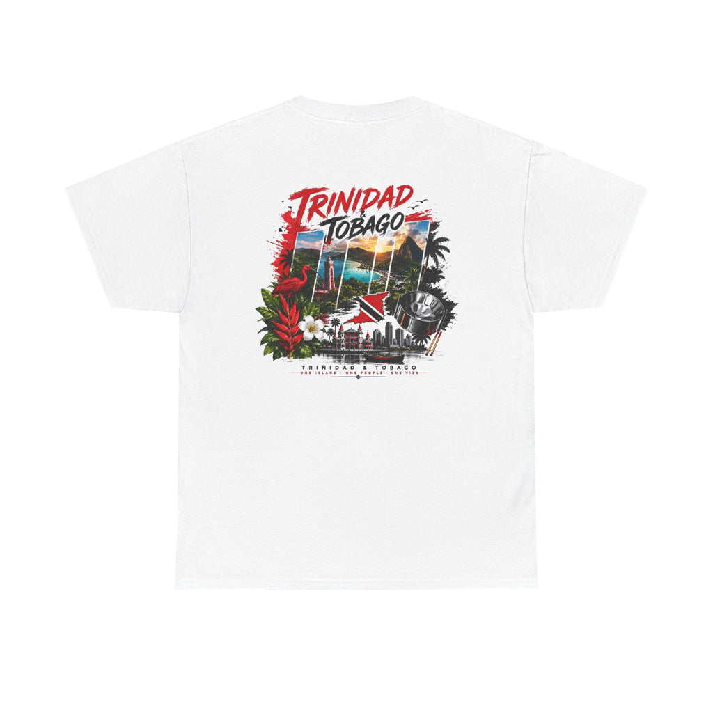 Trinidad & Tobago Tropical Vintage Graphic Tee — Island Travel Souvenir Shirt