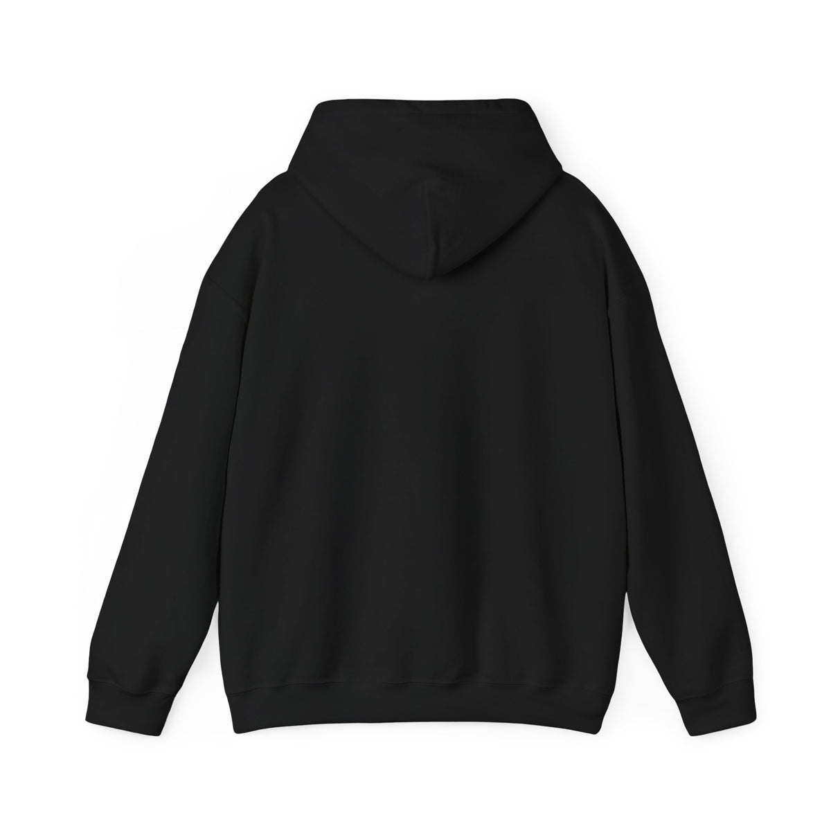 Trinity Hills "Blood, Soil, Soul" Hoodie — Minimal Black Graphic Sweatshirt