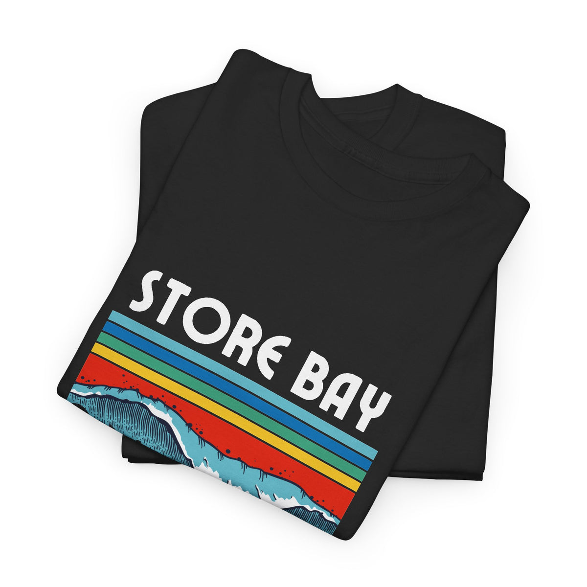 Store Bay Retro Sunset Tee — Vintage Waves Graphic T-Shirt