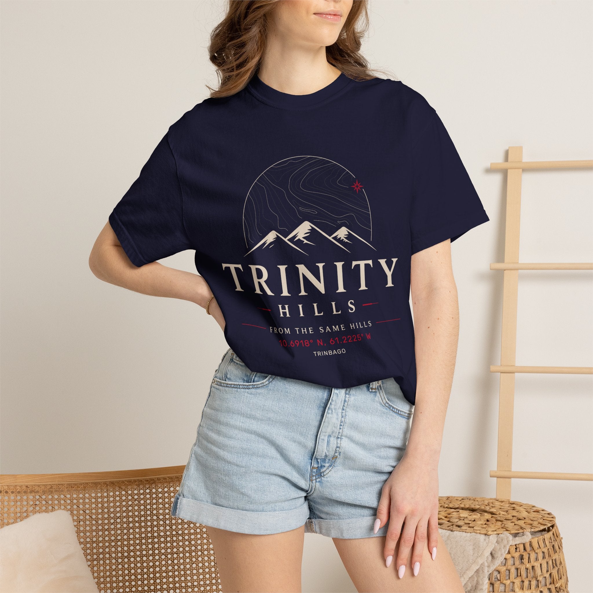 Trinity Hills Mountain Graphic T-Shirt — 'Trinity Hills' Scenic Tee
