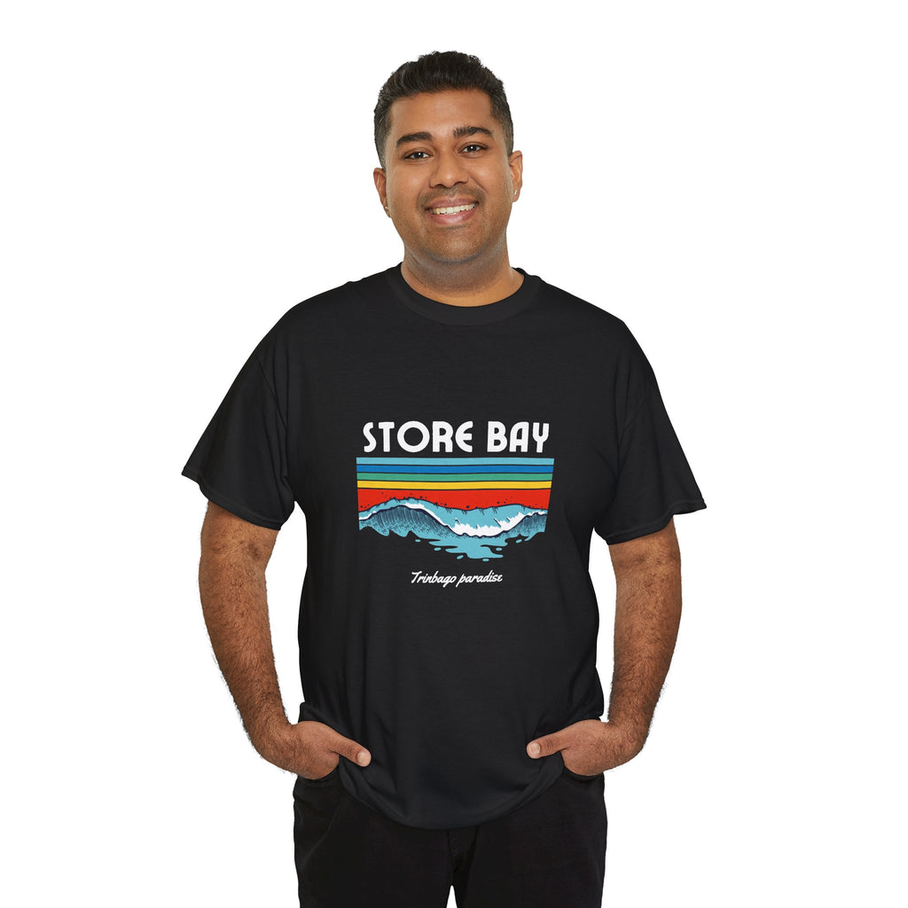 Store Bay Retro Sunset Tee — Vintage Waves Graphic T-Shirt