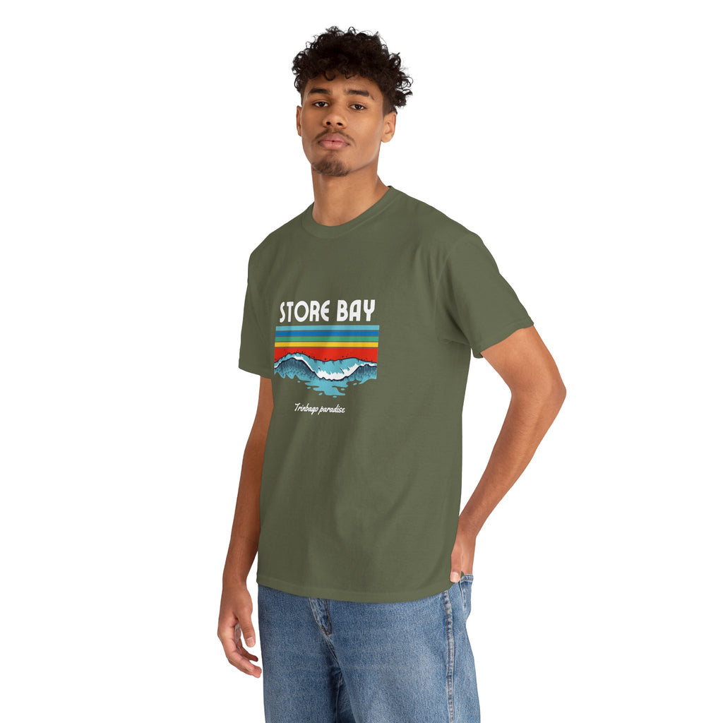 Store Bay Retro Sunset Tee — Vintage Waves Graphic T-Shirt