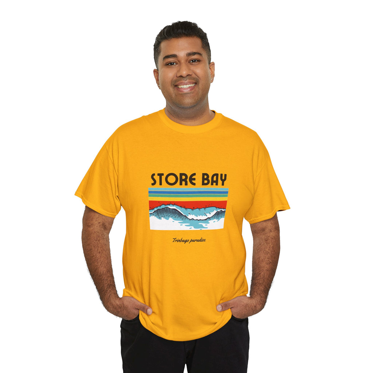 Store Bay Retro Sunset Tee — Vintage Waves Graphic T-Shirt