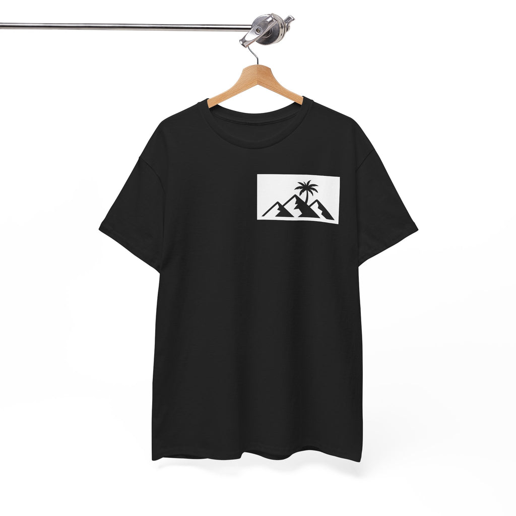 Hills Skate Tee — Minimal Mountain Palm Logo Skateboarding T-Shirt