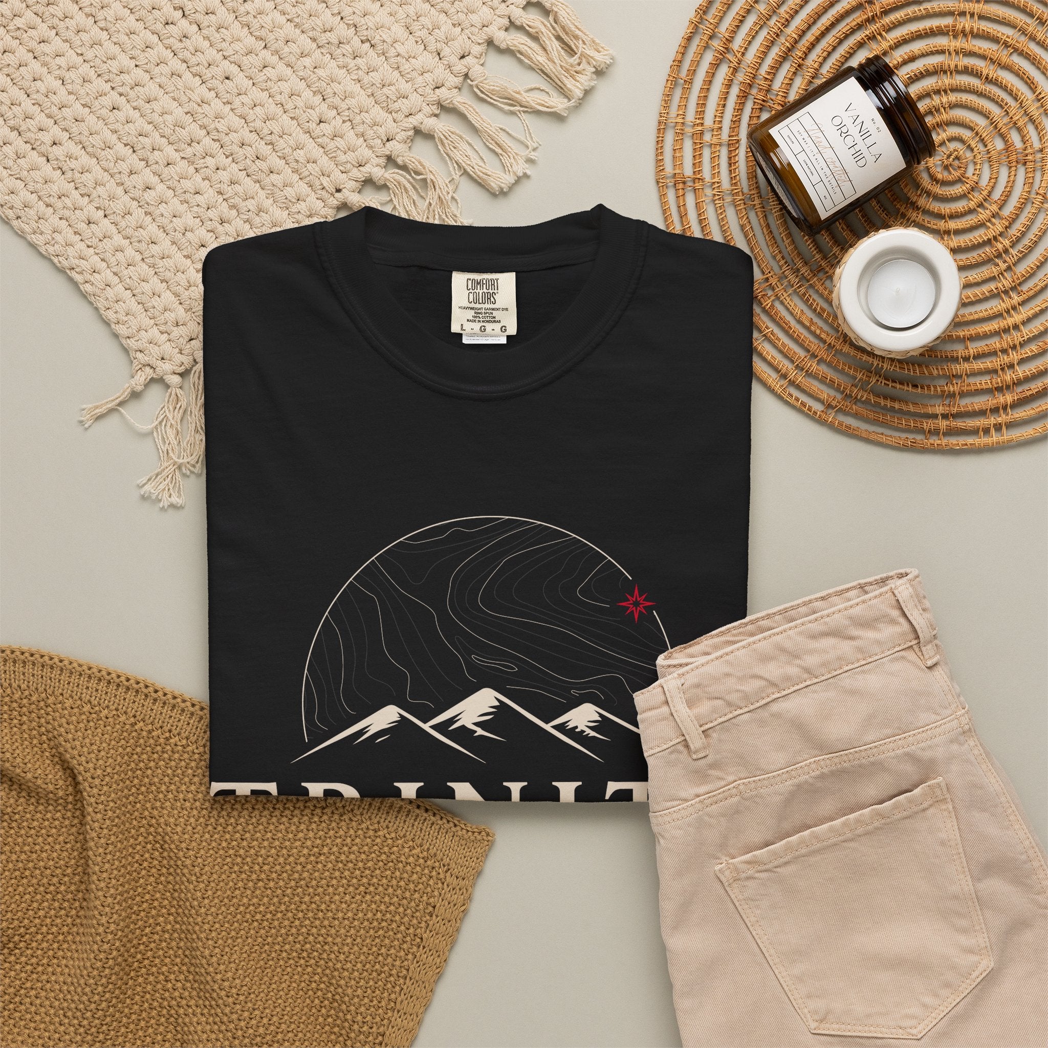 Trinity Hills Mountain Graphic T-Shirt — 'Trinity Hills' Scenic Tee