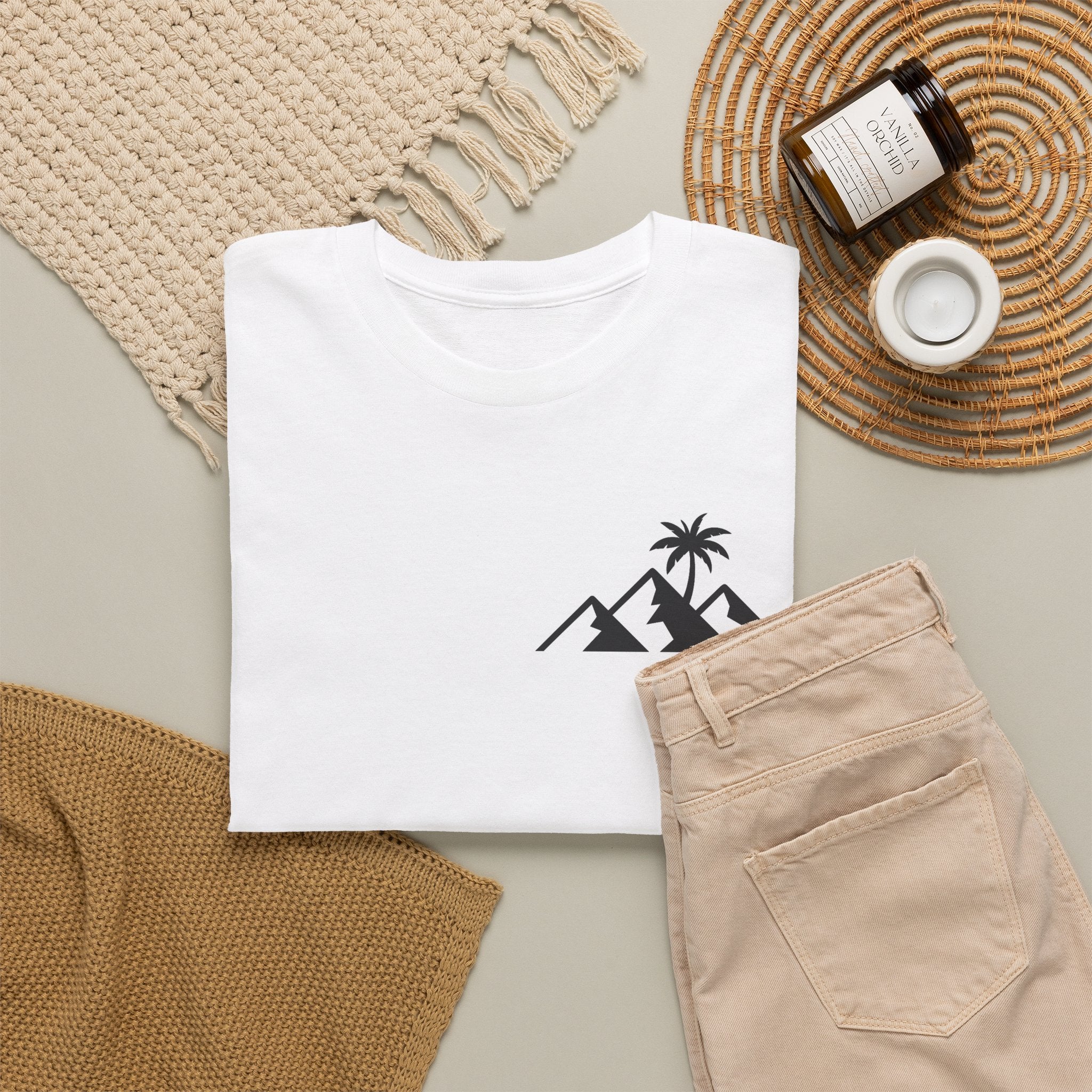Tropical Trinidad & Tobago Graphic Tee — Vintage Island Car & Palm Design