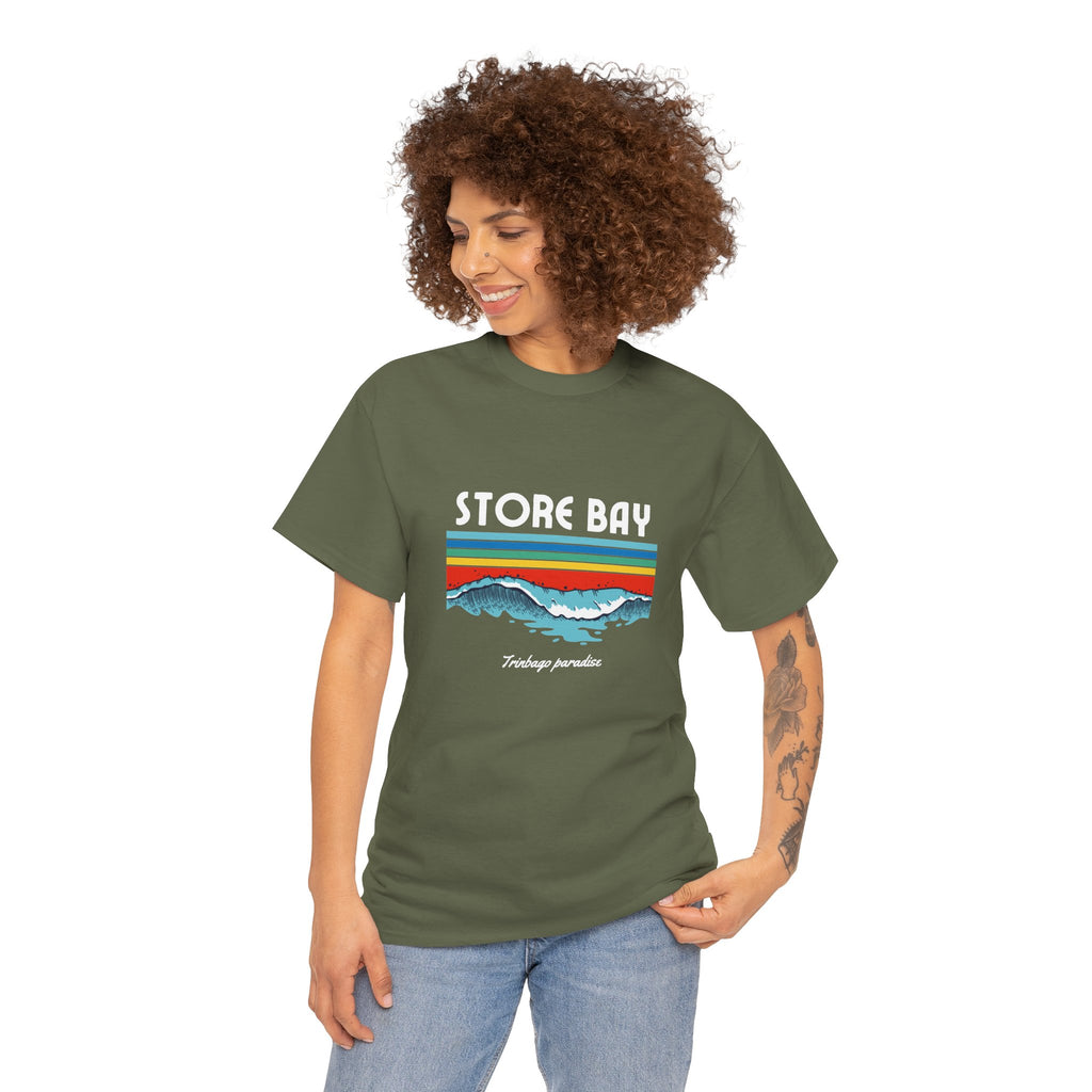 Store Bay Retro Sunset Tee — Vintage Waves Graphic T-Shirt