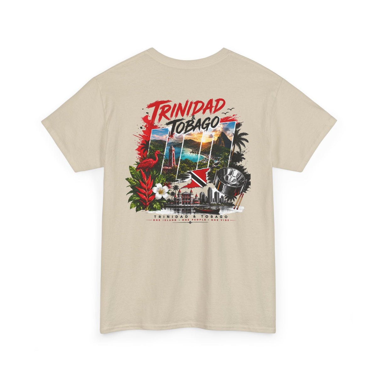 Trinidad & Tobago Tropical Vintage Graphic Tee — Island Travel Souvenir Shirt