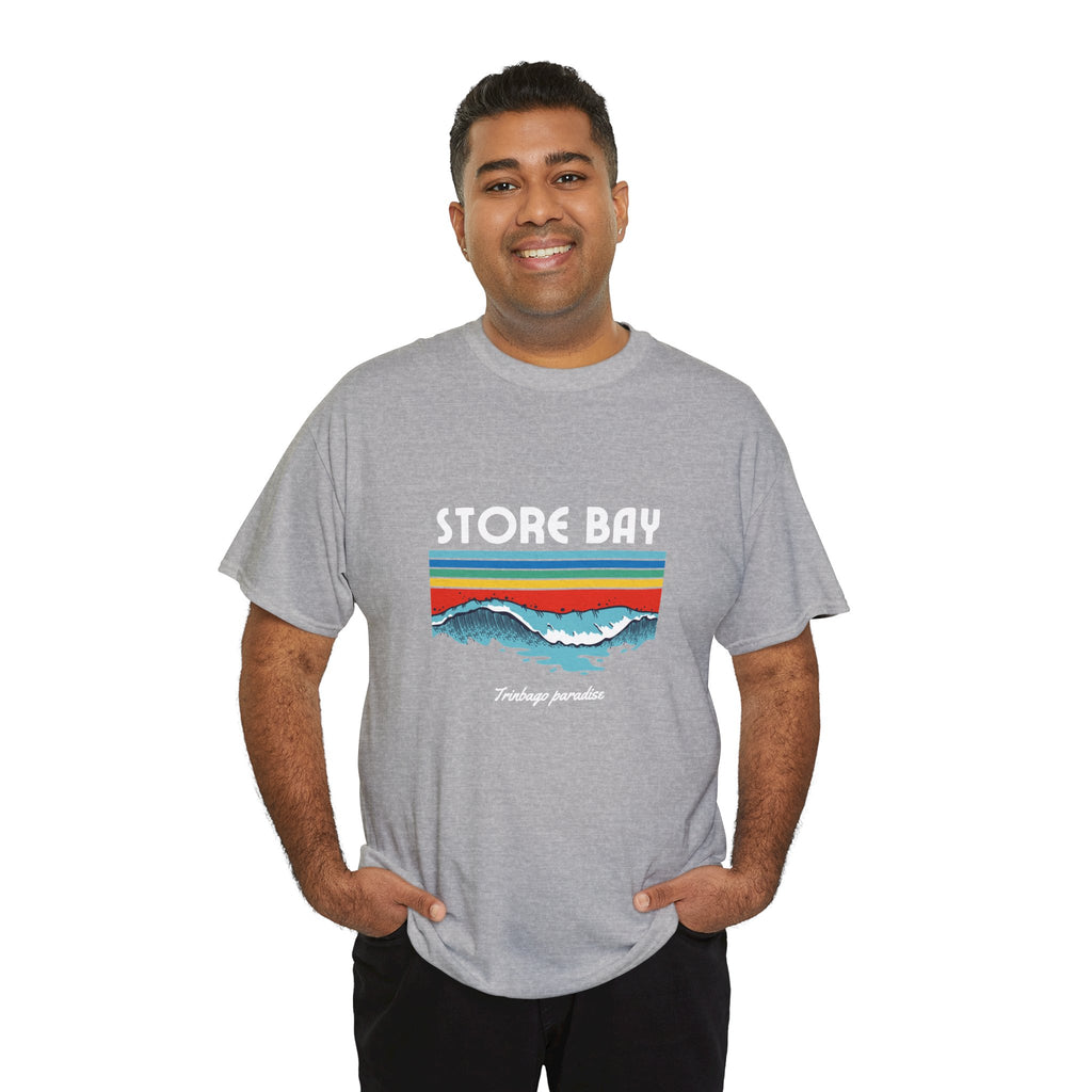 Store Bay Retro Sunset Tee — Vintage Waves Graphic T-Shirt