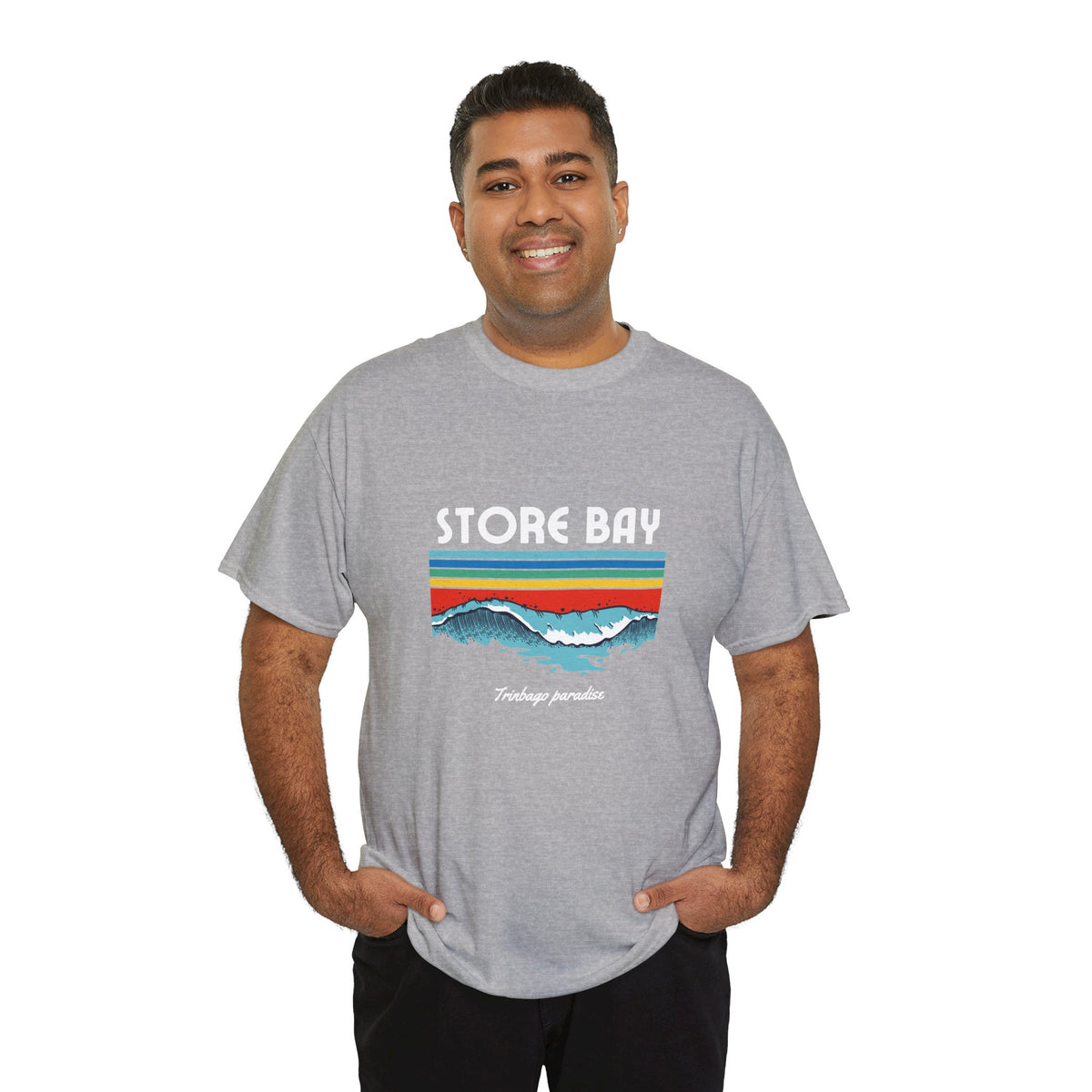 Store Bay Retro Sunset Tee — Vintage Waves Graphic T-Shirt