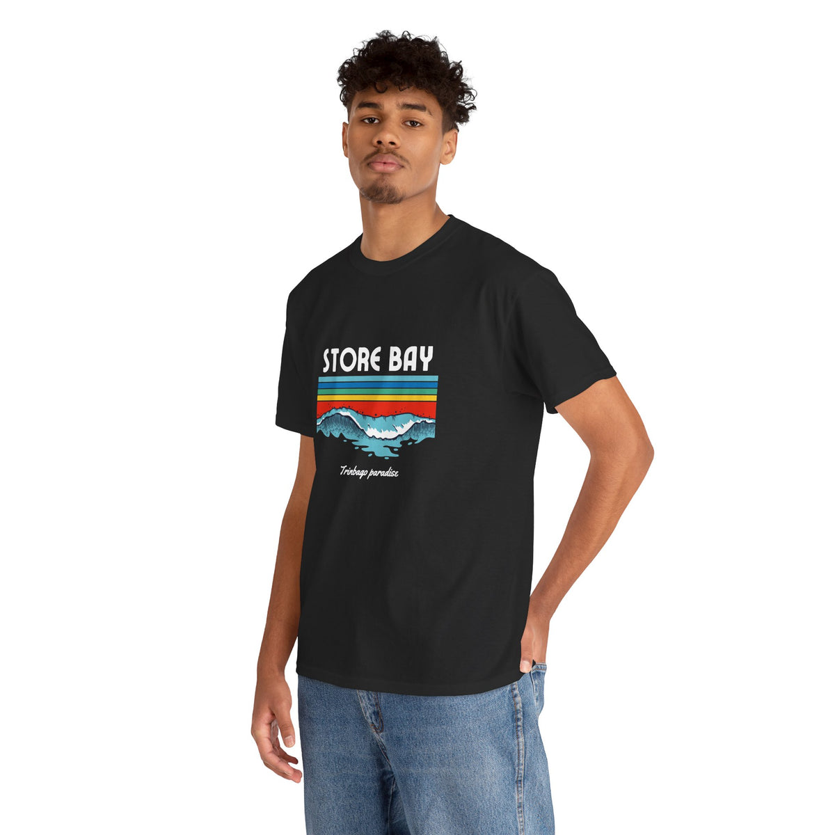 Store Bay Retro Sunset Tee — Vintage Waves Graphic T-Shirt