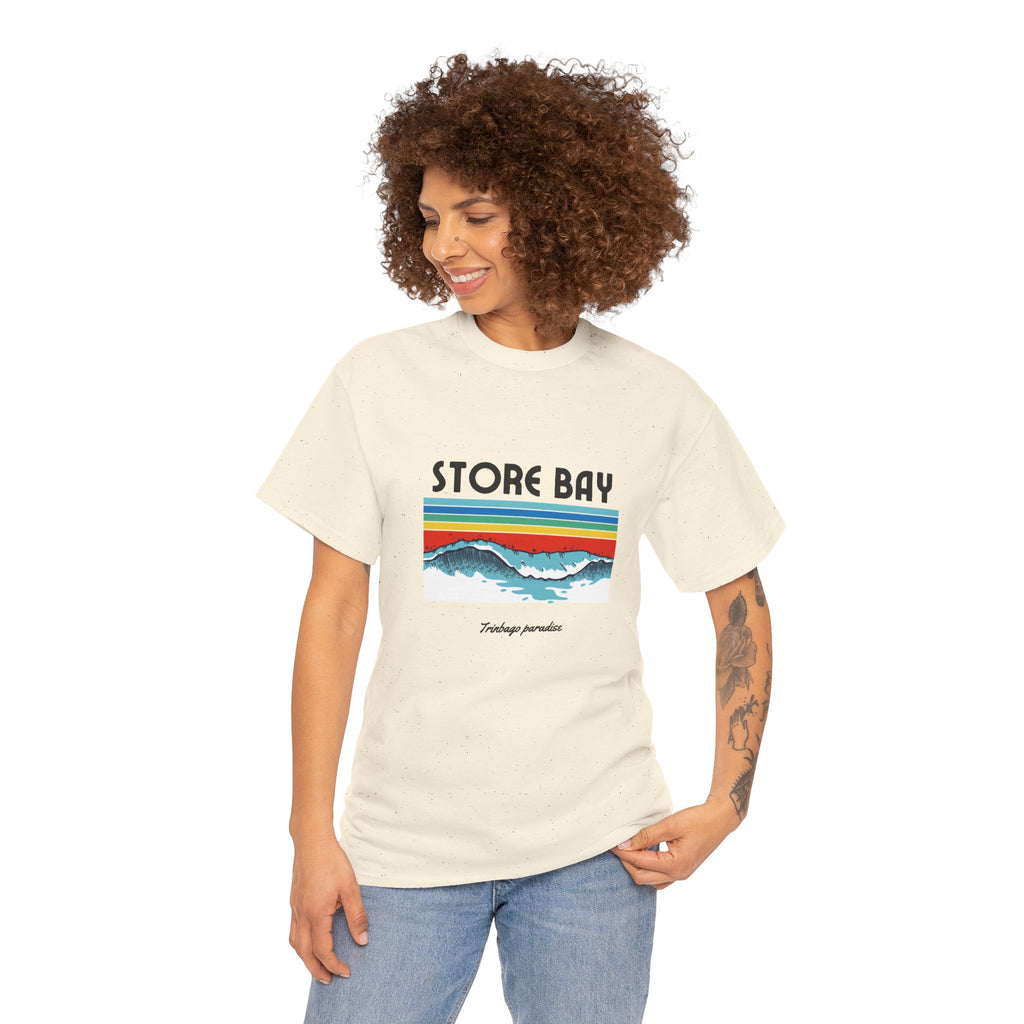 Store Bay Retro Sunset Tee — Vintage Waves Graphic T-Shirt