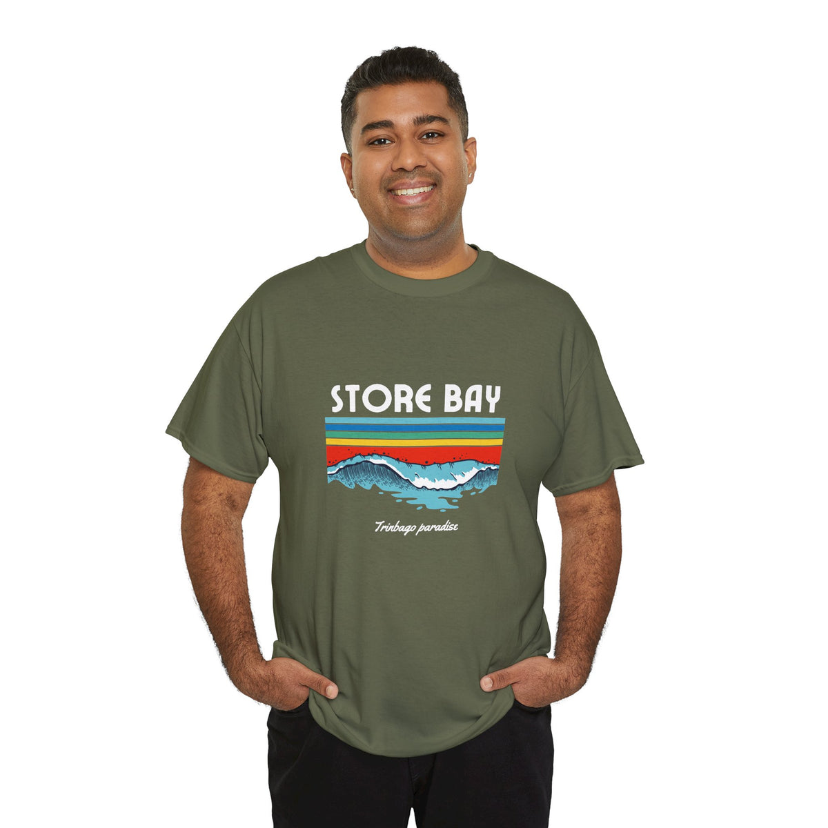 Store Bay Retro Sunset Tee — Vintage Waves Graphic T-Shirt