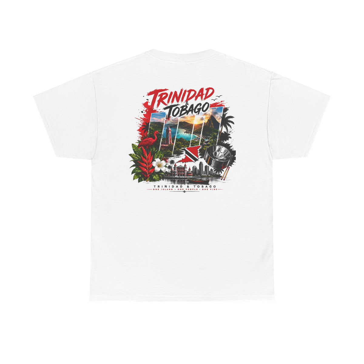 Trinidad & Tobago Tropical Vintage Graphic Tee — Island Travel Souvenir Shirt
