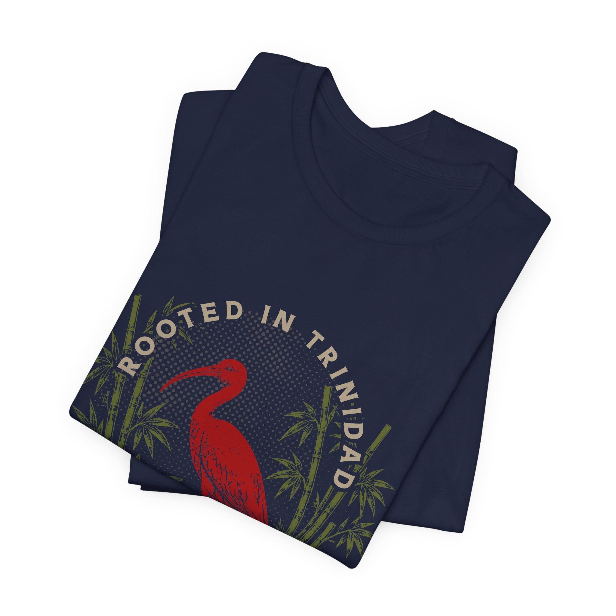 Trinity Hills Trinidad Heron Tee - 'Rooted in Trinidad' Graphic T-Shirt