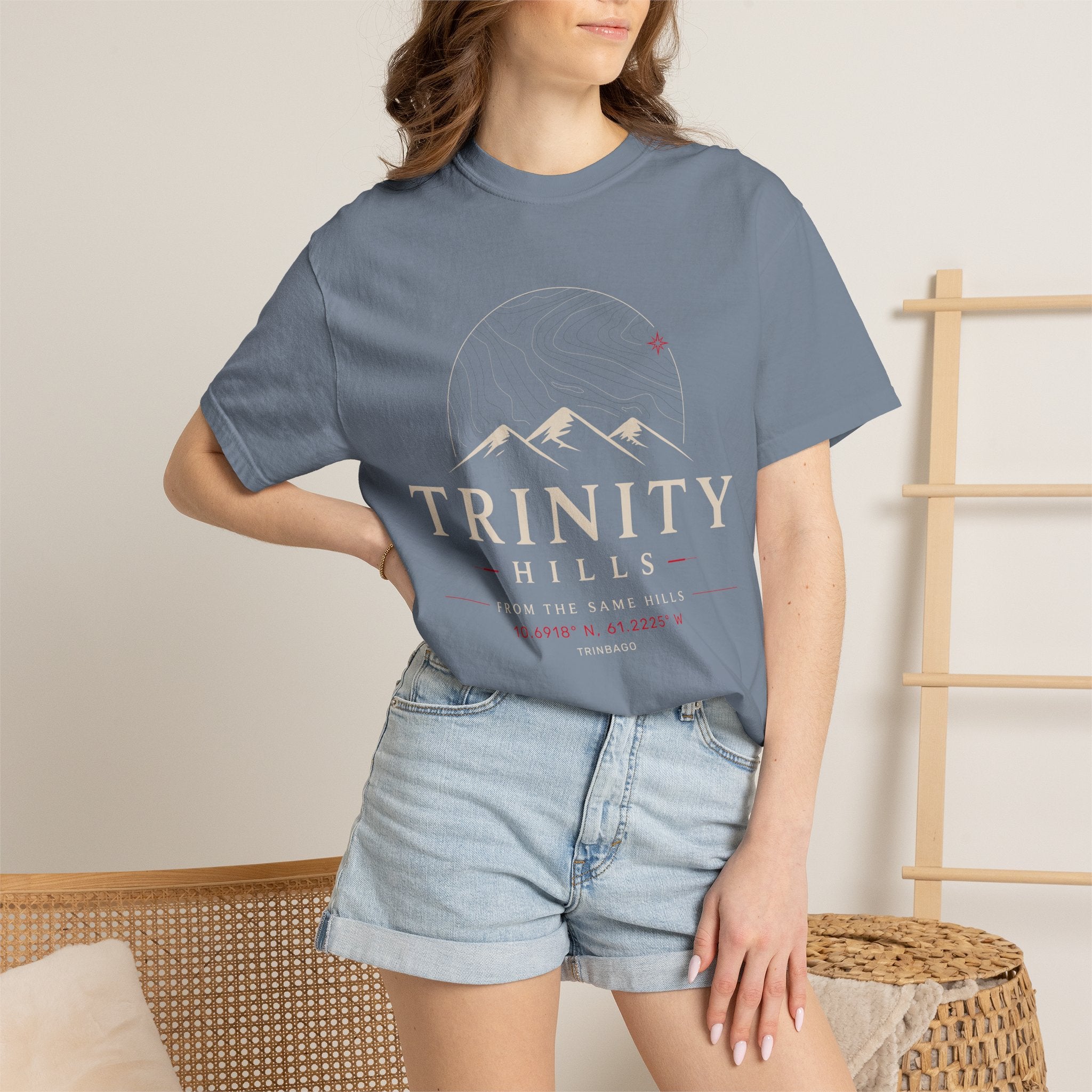Trinity Hills Mountain Graphic T-Shirt — 'Trinity Hills' Scenic Tee