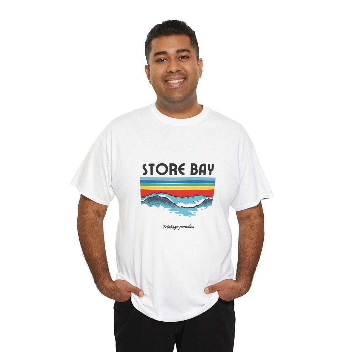 Store Bay Retro Sunset Tee — Vintage Waves Graphic T-Shirt