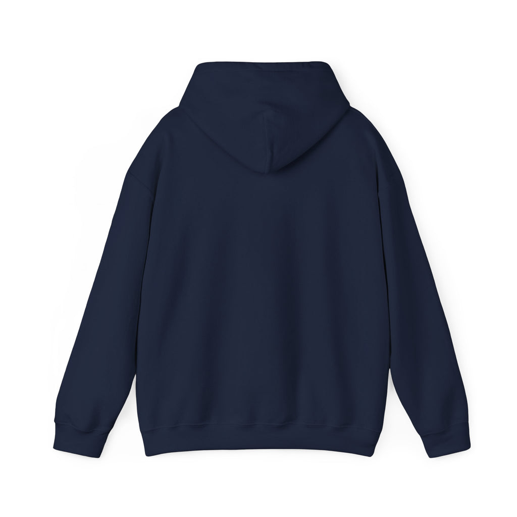 Trinity Hills "Blood, Soil, Soul" Hoodie — Minimal Black Graphic Sweatshirt