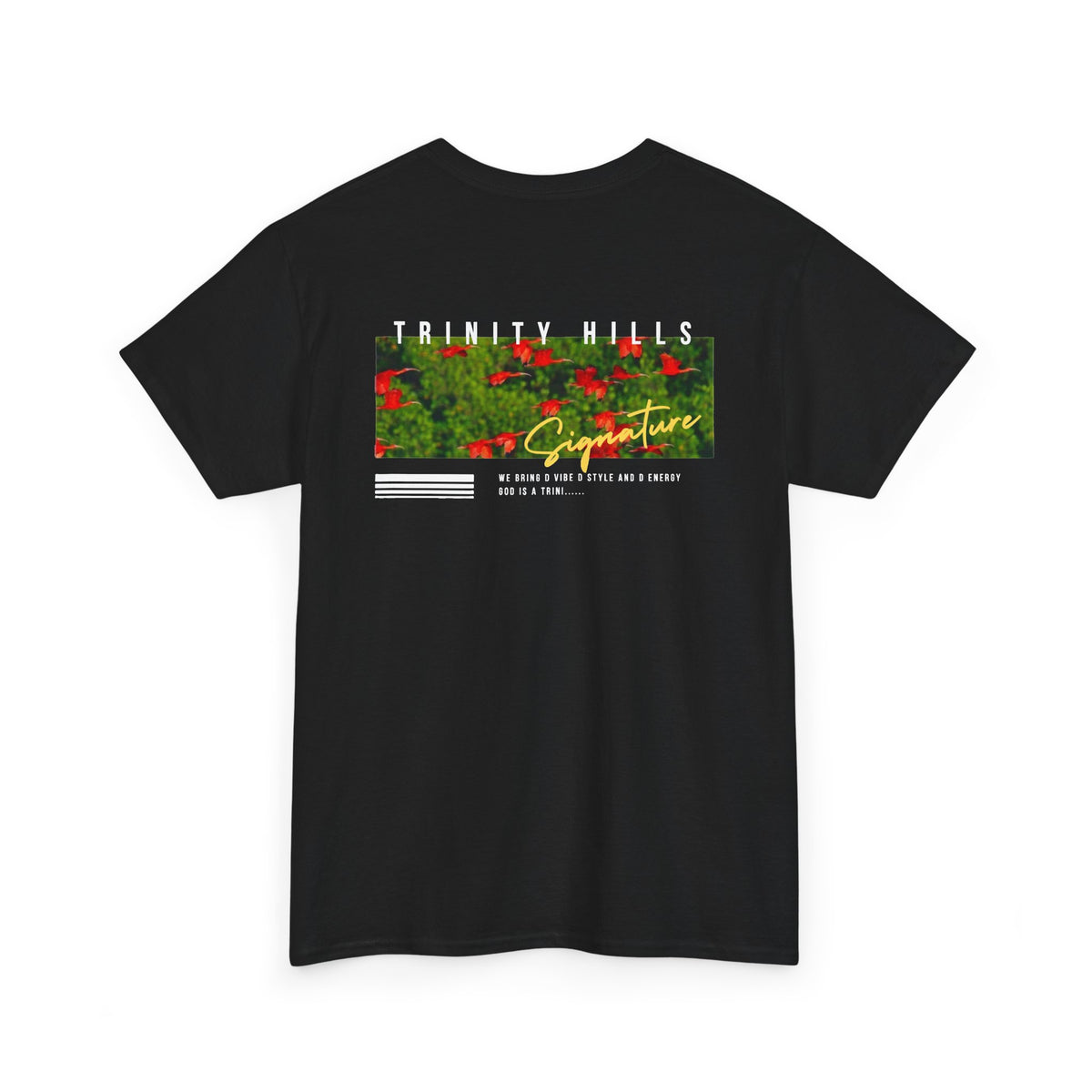 T-Shirt — 'Trini Nomad' Tropical Graphic Tee (Palm & Island Vibes)
