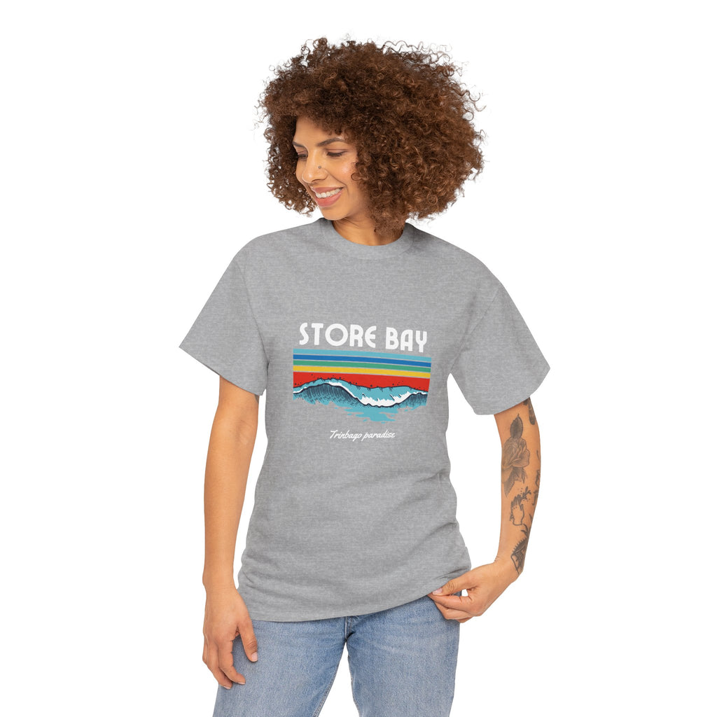 Store Bay Retro Sunset Tee — Vintage Waves Graphic T-Shirt