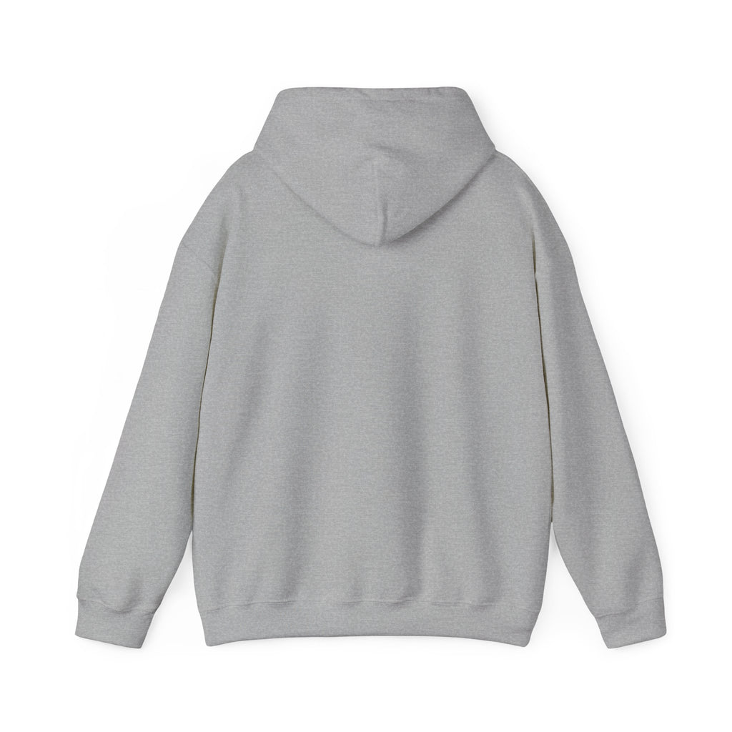 Trinity Hills "Blood, Soil, Soul" Hoodie — Minimal Black Graphic Sweatshirt