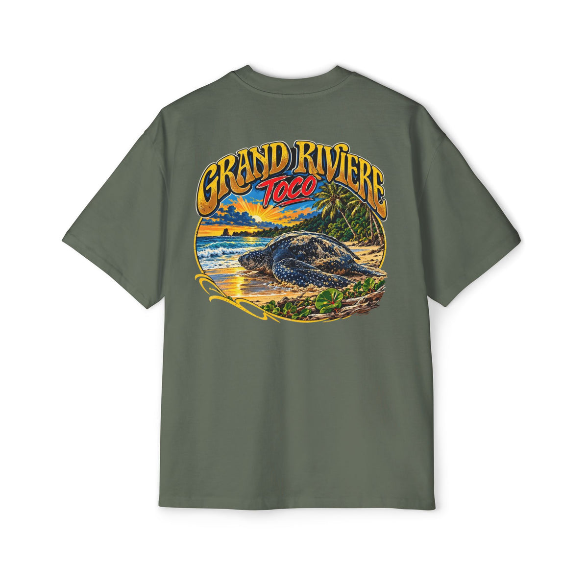 Grand Rivière Leatherback Turtle Oversized Tee