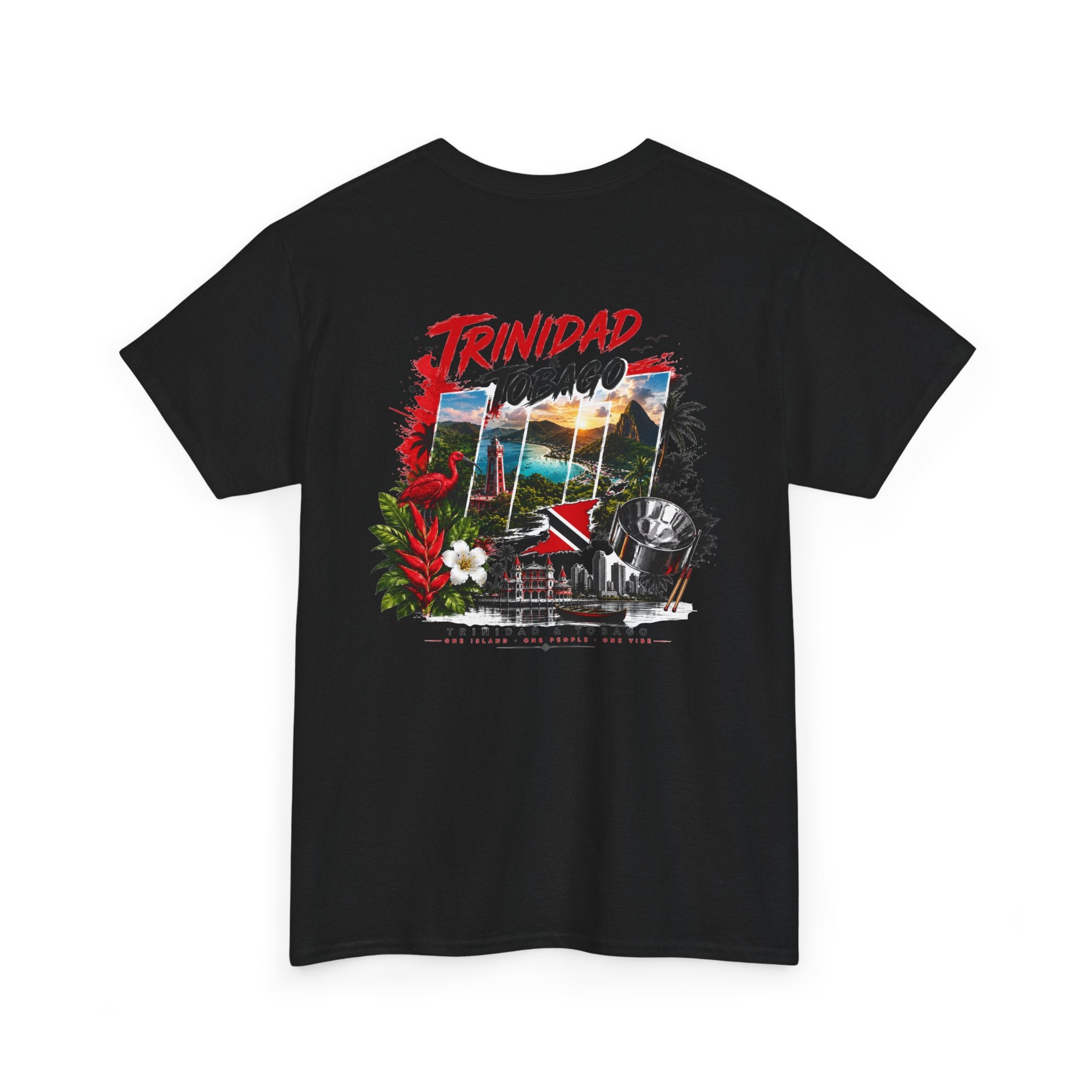 Trinidad & Tobago Tropical Vintage Graphic Tee — Island Travel Souvenir Shirt
