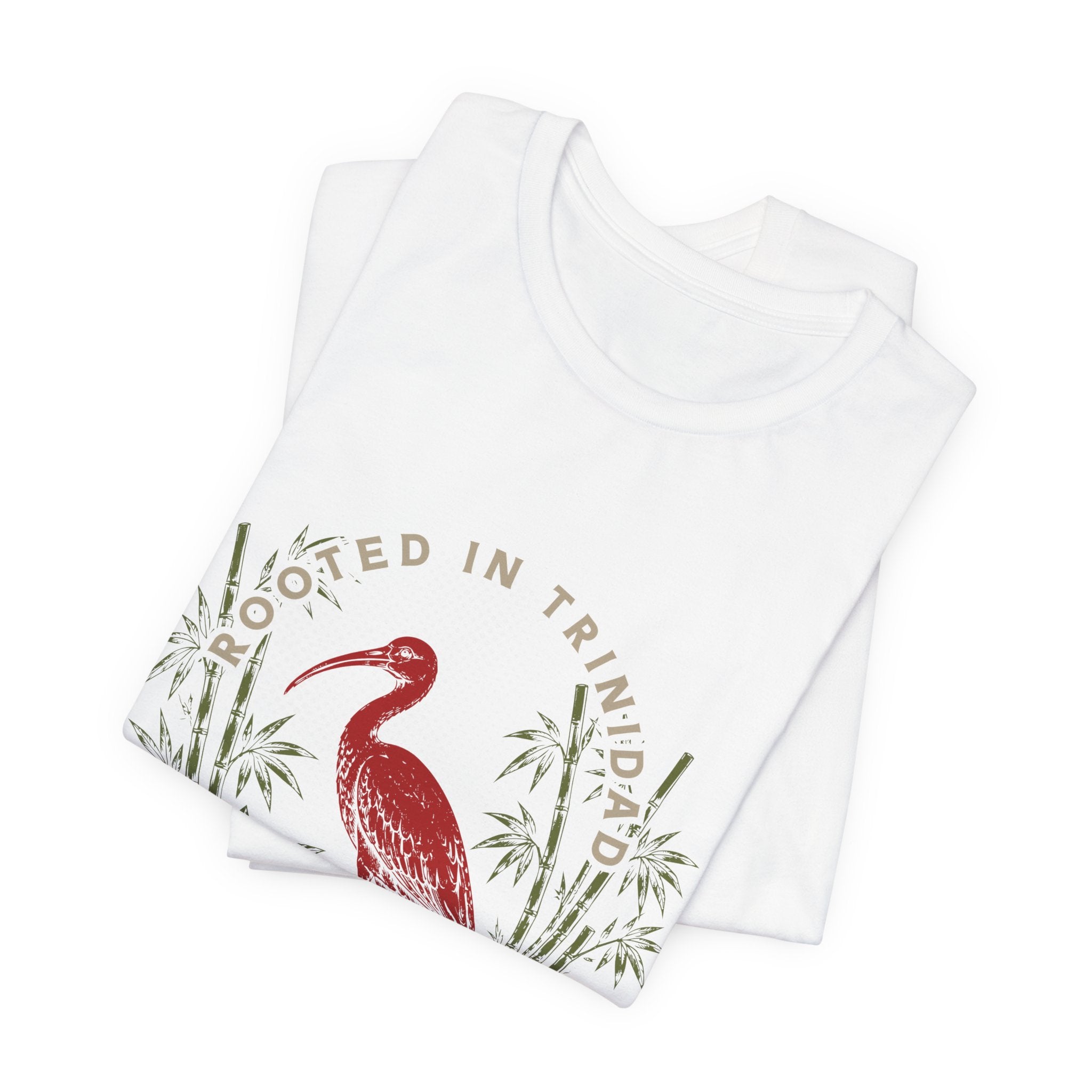 Trinity Hills Trinidad Heron Tee - 'Rooted in Trinidad' Graphic T-Shirt