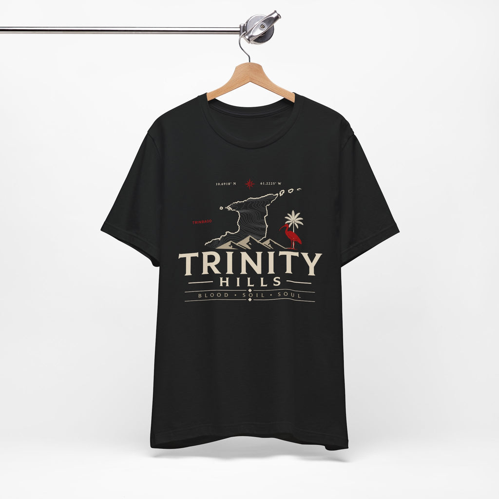 Trinity Hills Graphic Tee — Retro Mountain Adventure Shirt