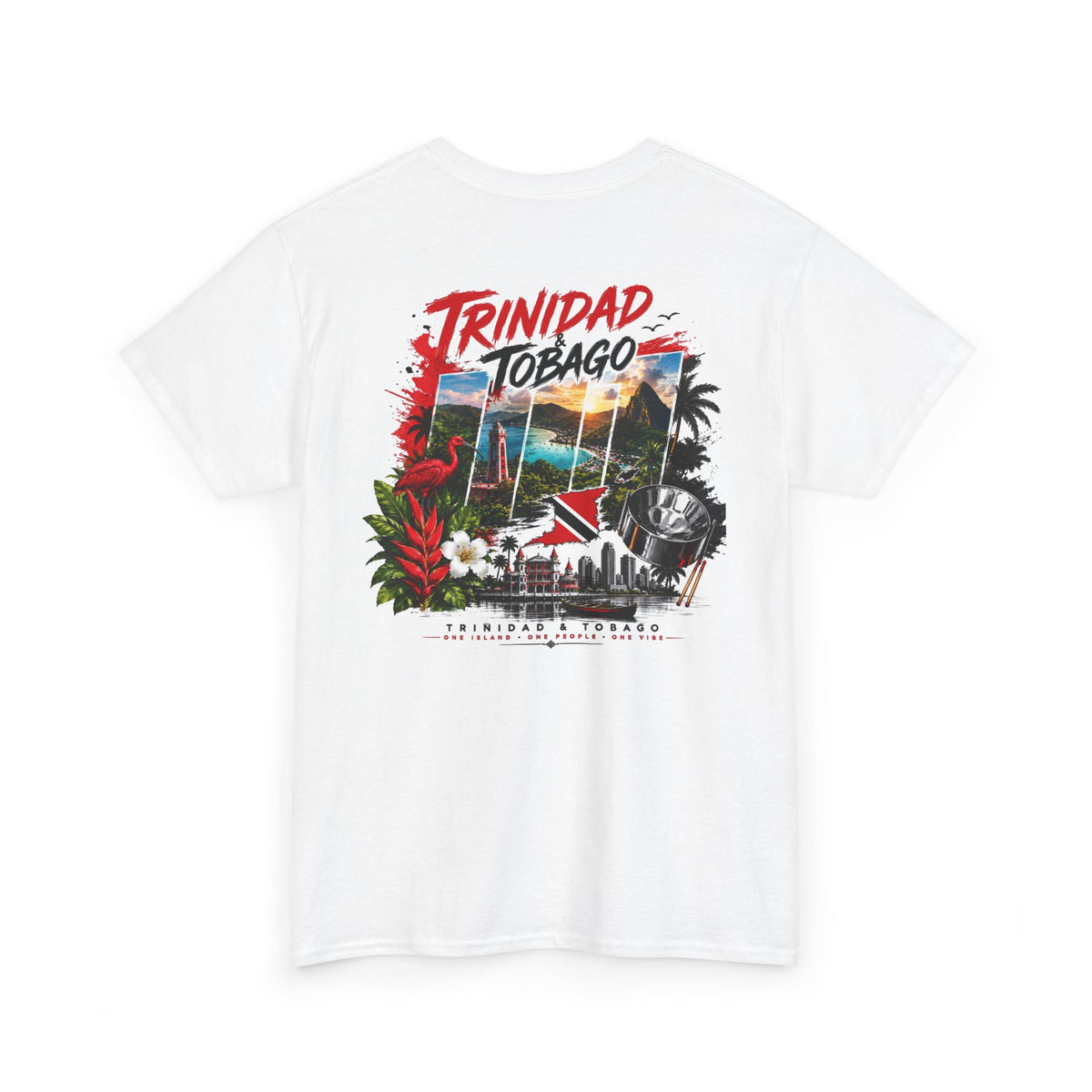 Trinidad & Tobago Tropical Vintage Graphic Tee — Island Travel Souvenir Shirt