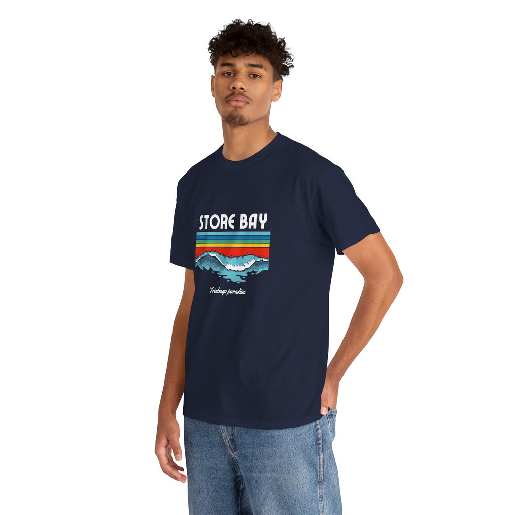 Store Bay Retro Sunset Tee — Vintage Waves Graphic T-Shirt