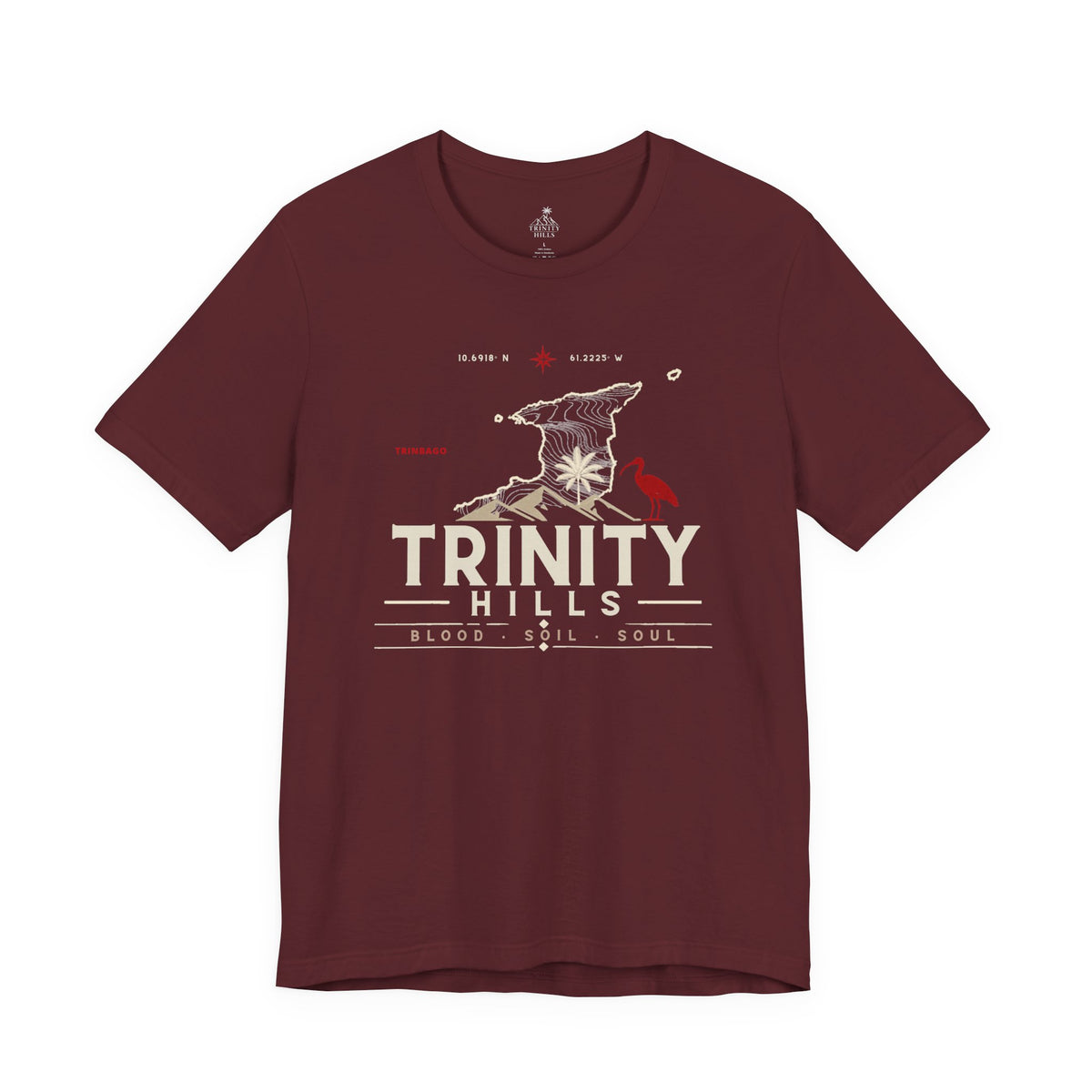 Trinity Hills Graphic Tee — Retro Mountain Adventure Shirt