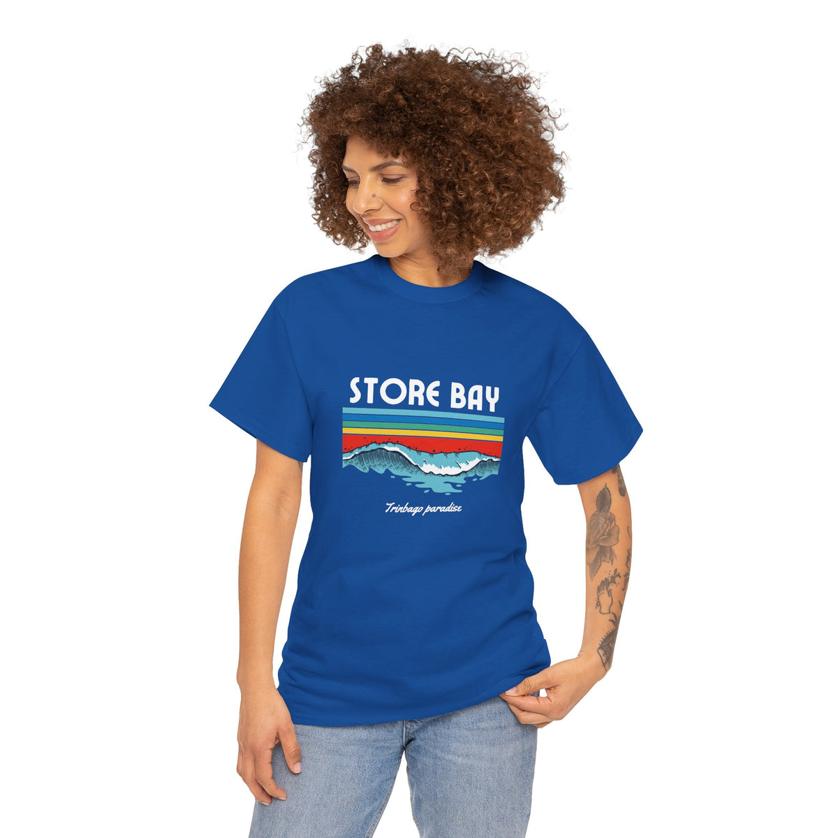 Store Bay Retro Sunset Tee — Vintage Waves Graphic T-Shirt