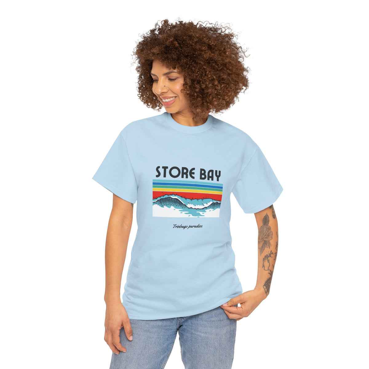 Store Bay Retro Sunset Tee — Vintage Waves Graphic T-Shirt