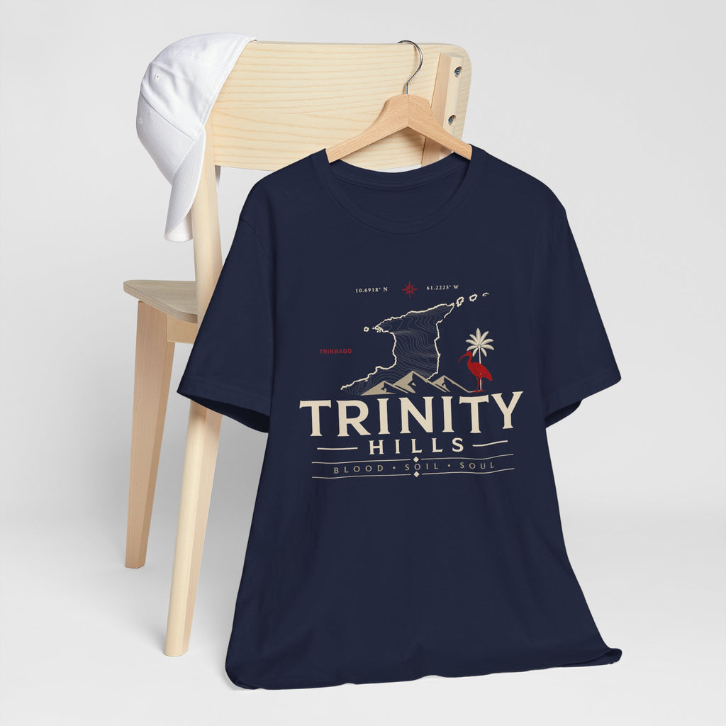 Trinity Hills Graphic Tee — Retro Mountain Adventure Shirt