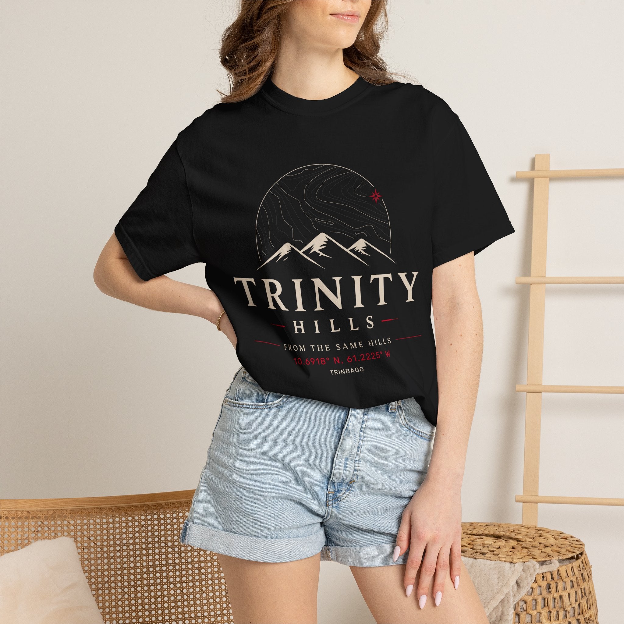 Trinity Hills Mountain Graphic T-Shirt — 'Trinity Hills' Scenic Tee