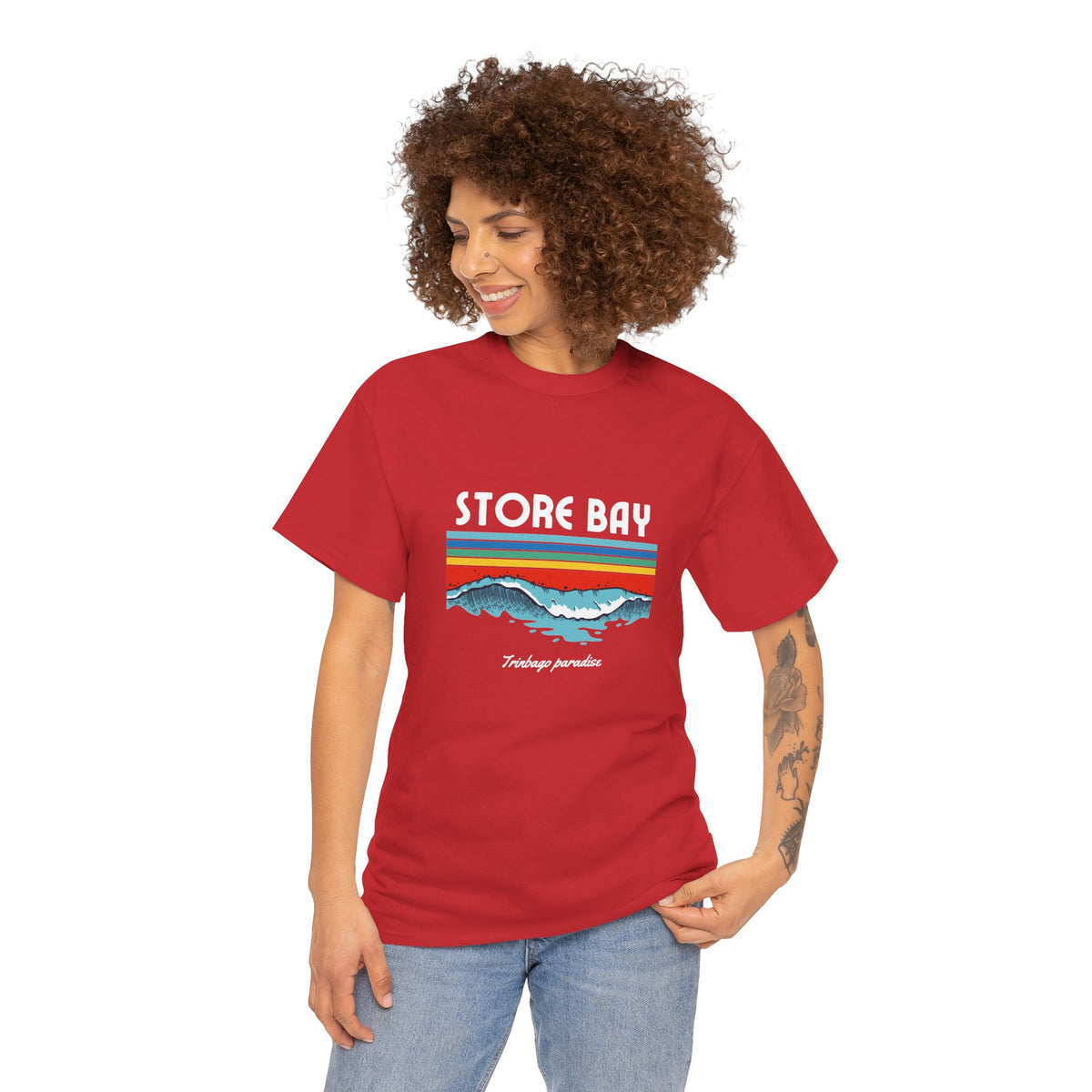 Store Bay Retro Sunset Tee — Vintage Waves Graphic T-Shirt