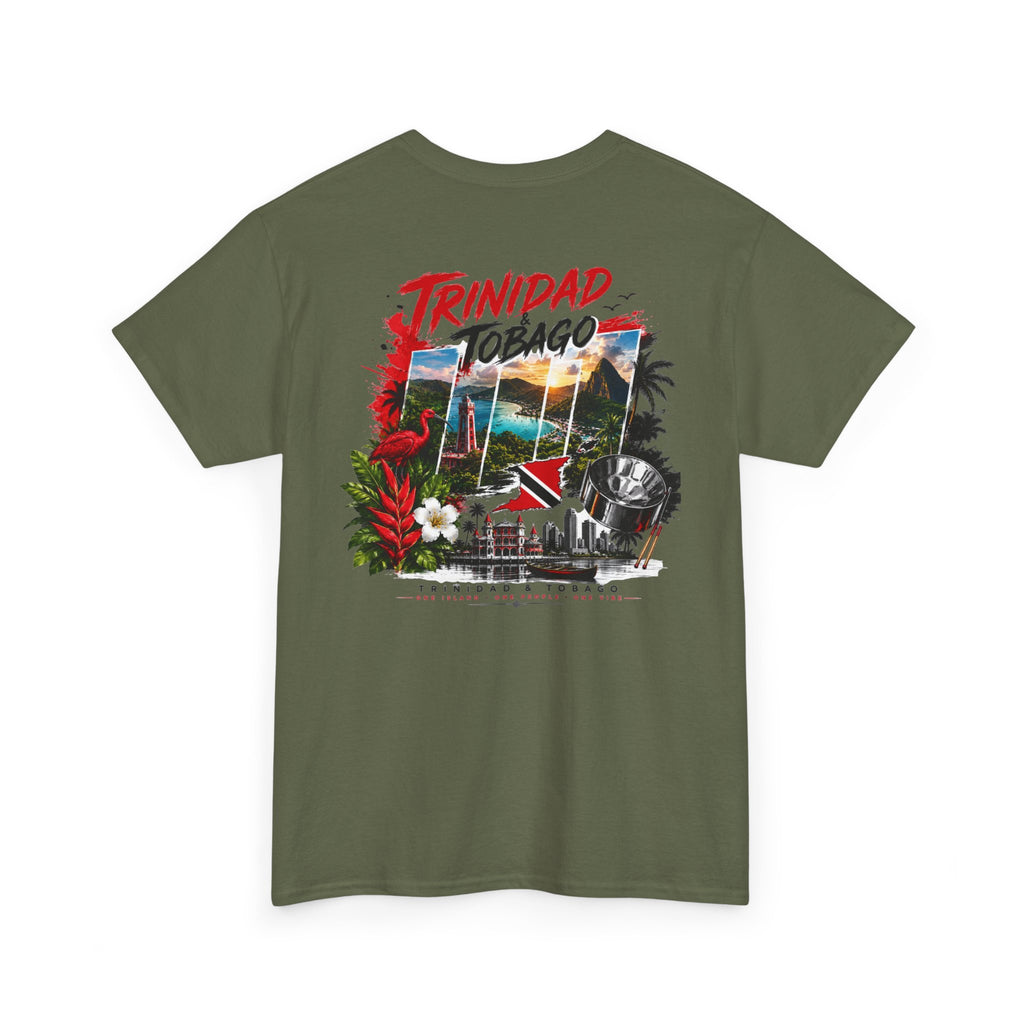 Trinidad & Tobago Tropical Vintage Graphic Tee — Island Travel Souvenir Shirt