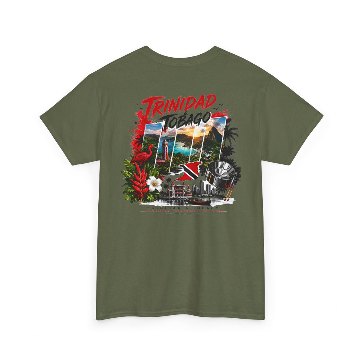 Trinidad & Tobago Tropical Vintage Graphic Tee — Island Travel Souvenir Shirt