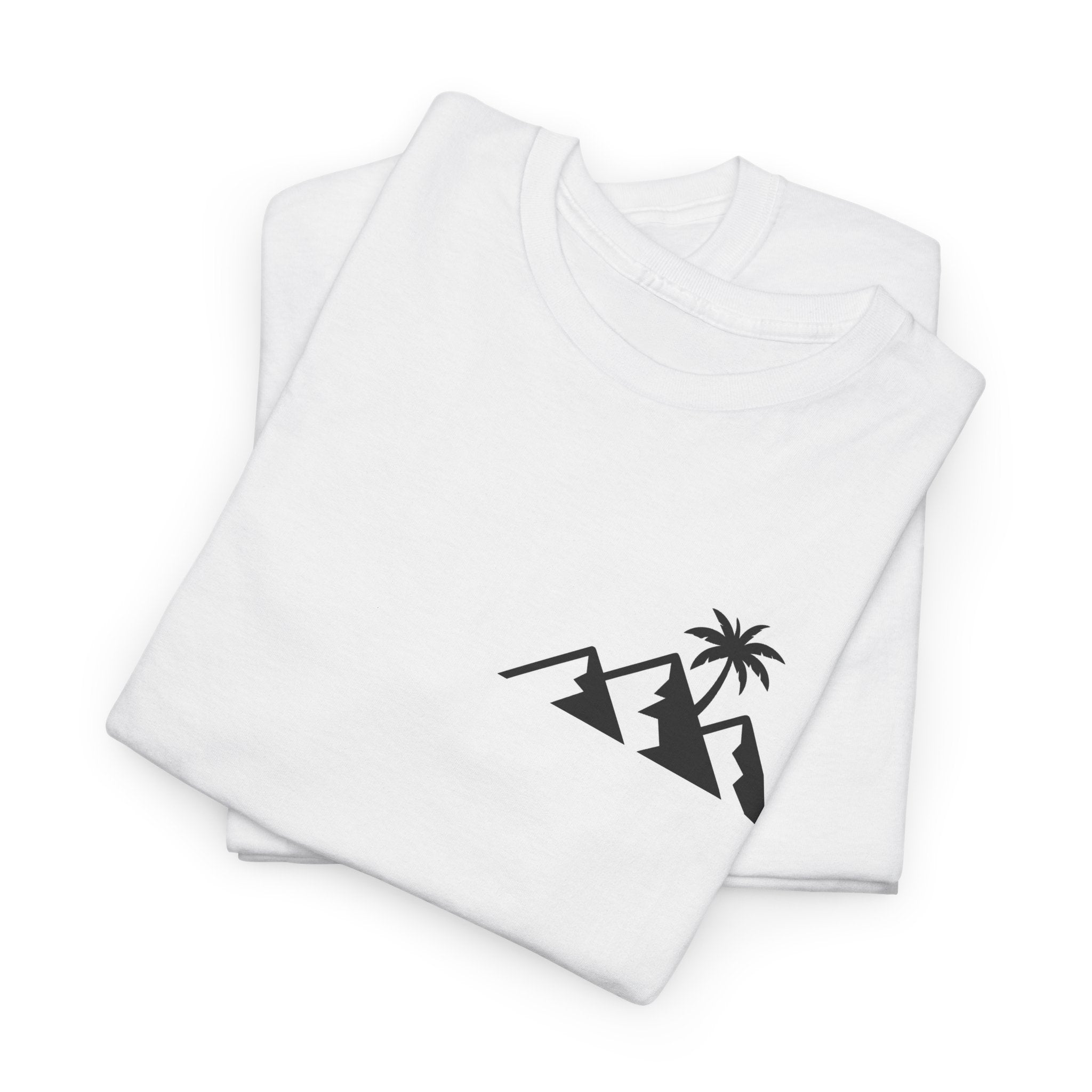 Hills Skate Tee — Minimal Mountain Palm Logo Skateboarding T-Shirt