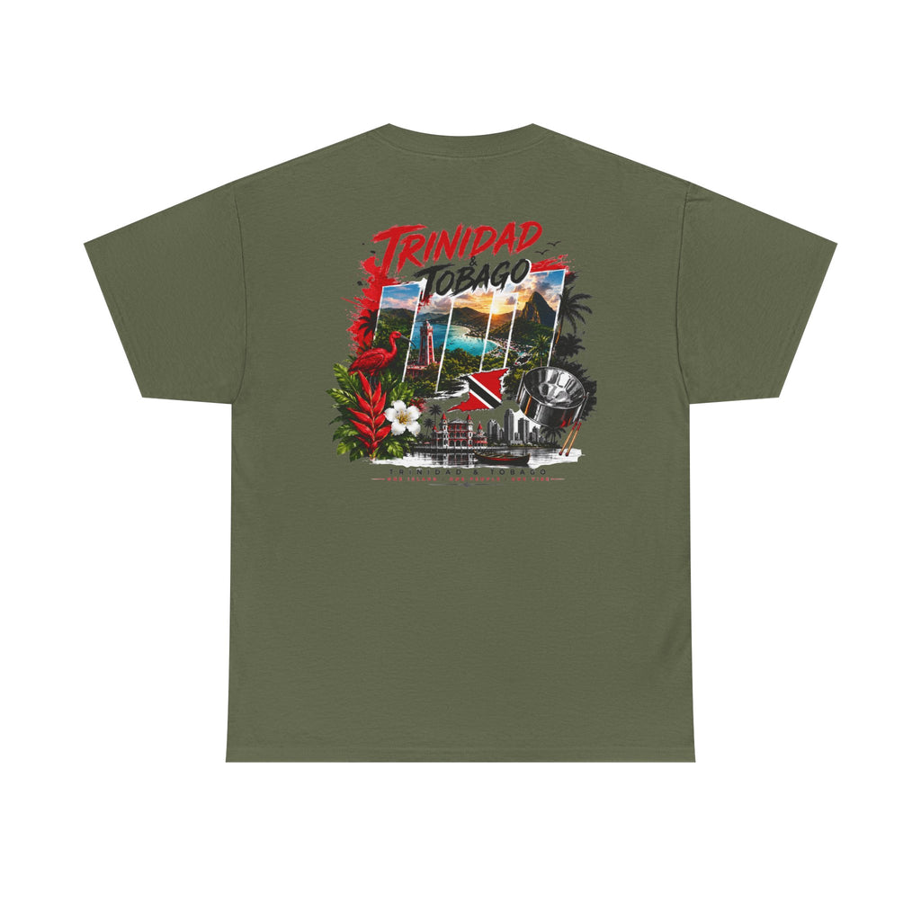 Trinidad & Tobago Tropical Vintage Graphic Tee — Island Travel Souvenir Shirt