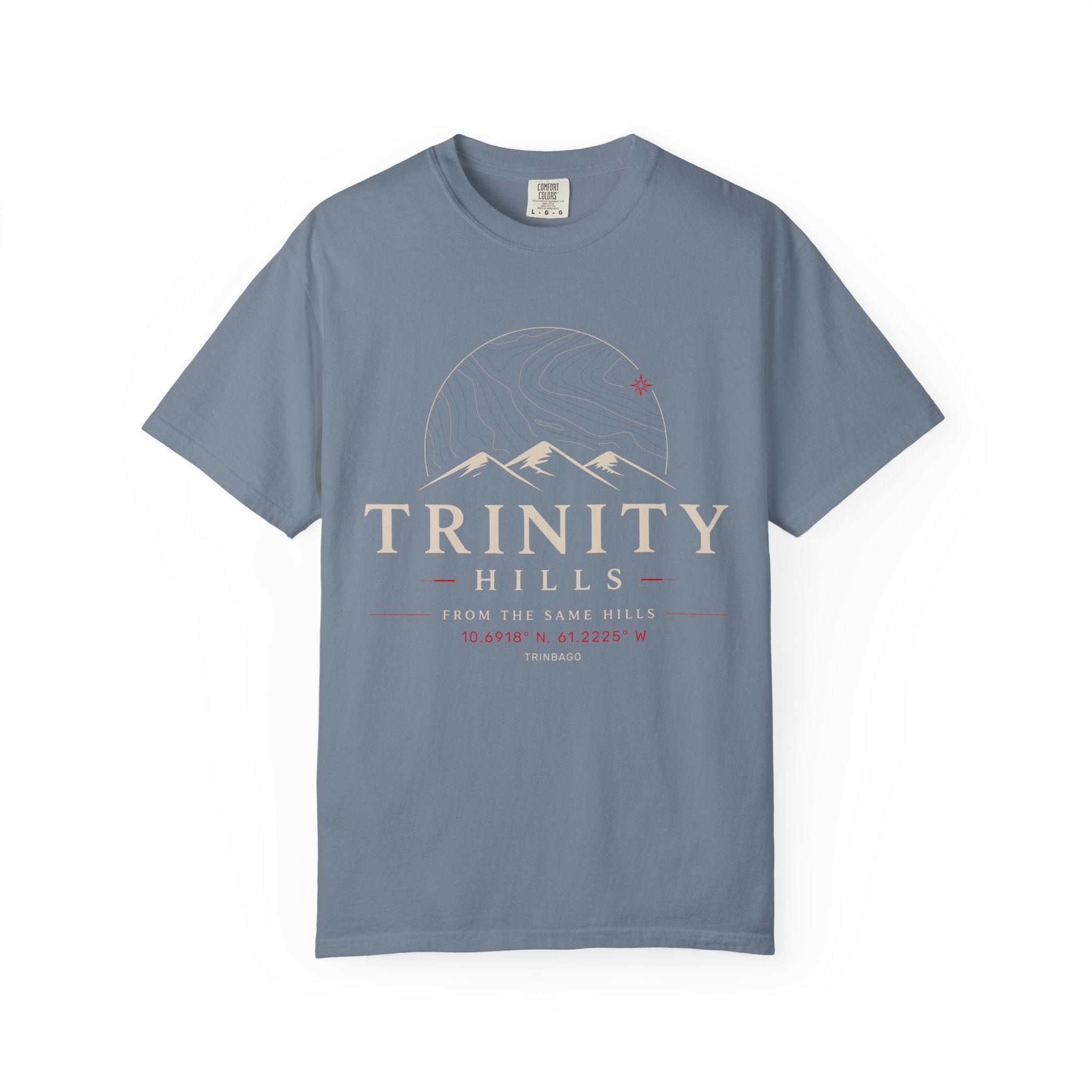 Trinity Hills Mountain Graphic T-Shirt — 'Trinity Hills' Scenic Tee