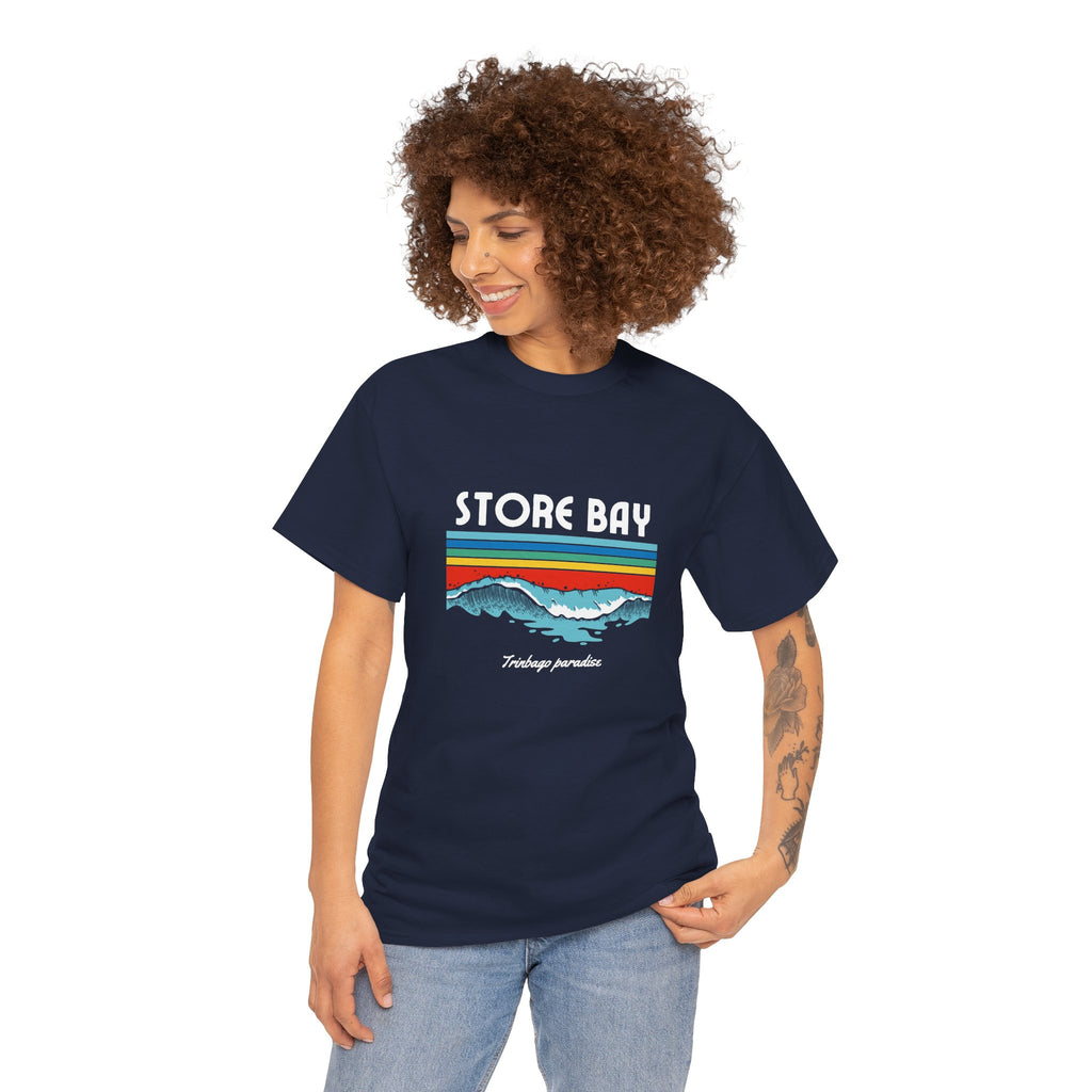 Store Bay Retro Sunset Tee — Vintage Waves Graphic T-Shirt