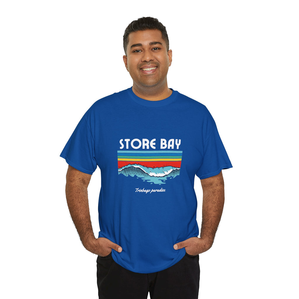 Store Bay Retro Sunset Tee — Vintage Waves Graphic T-Shirt