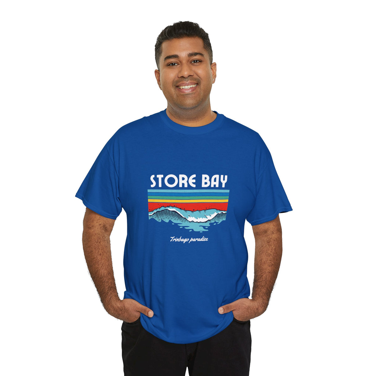 Store Bay Retro Sunset Tee — Vintage Waves Graphic T-Shirt