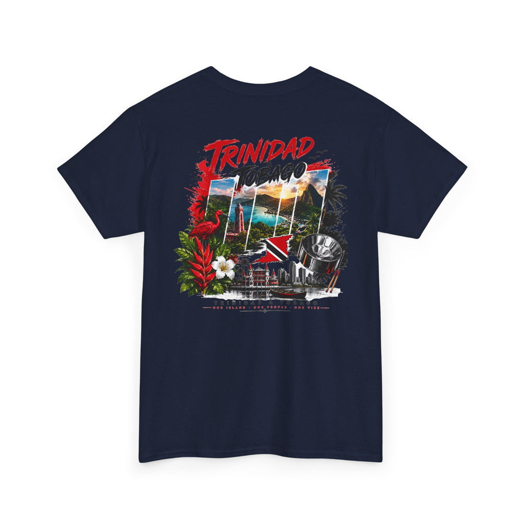 Trinidad & Tobago Tropical Vintage Graphic Tee — Island Travel Souvenir Shirt
