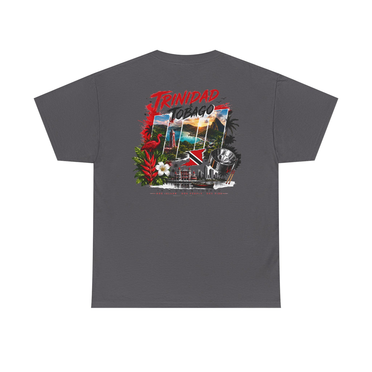 Trinidad & Tobago Tropical Vintage Graphic Tee — Island Travel Souvenir Shirt