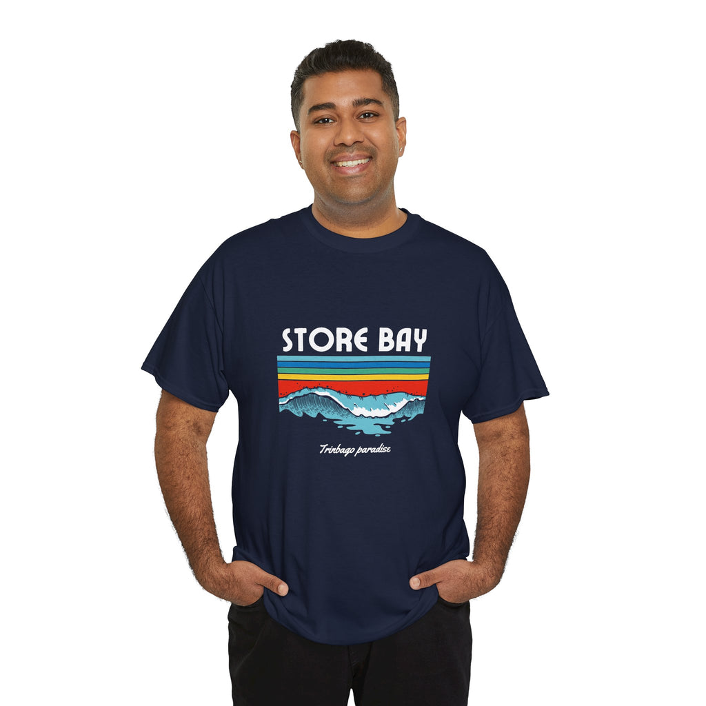 Store Bay Retro Sunset Tee — Vintage Waves Graphic T-Shirt