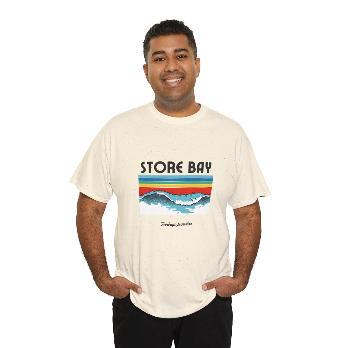 Store Bay Retro Sunset Tee — Vintage Waves Graphic T-Shirt