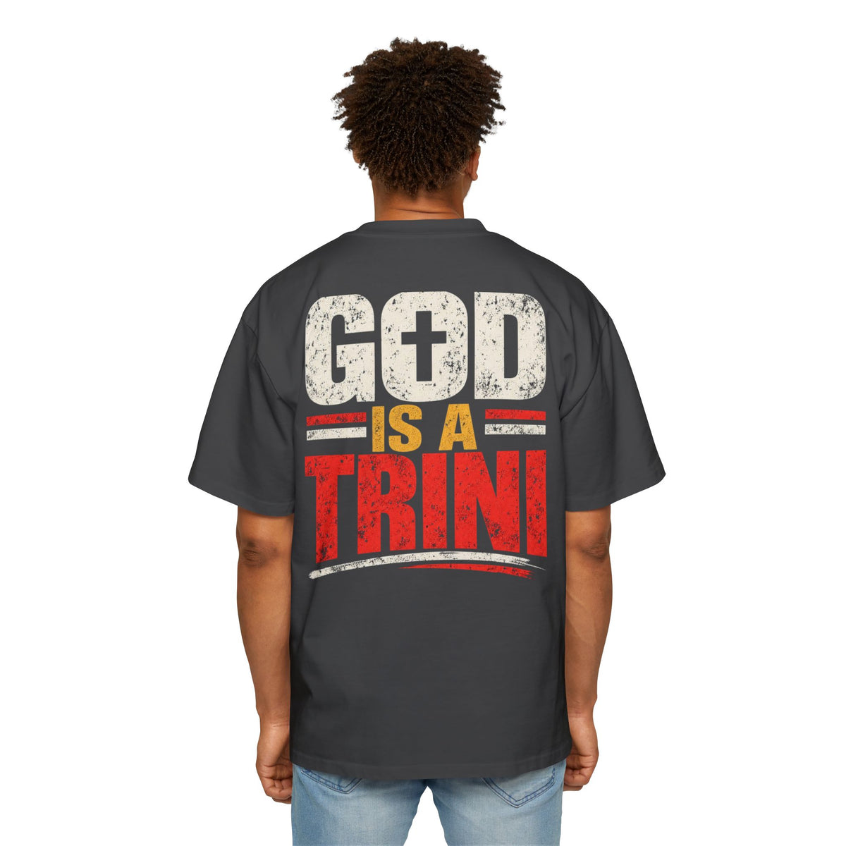 God Is a Trini Oversized Tee